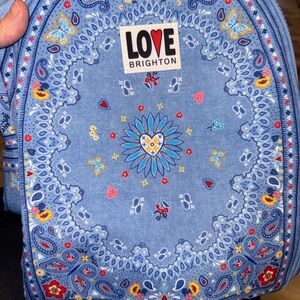 Brighton Blue Bandana-Print backpack